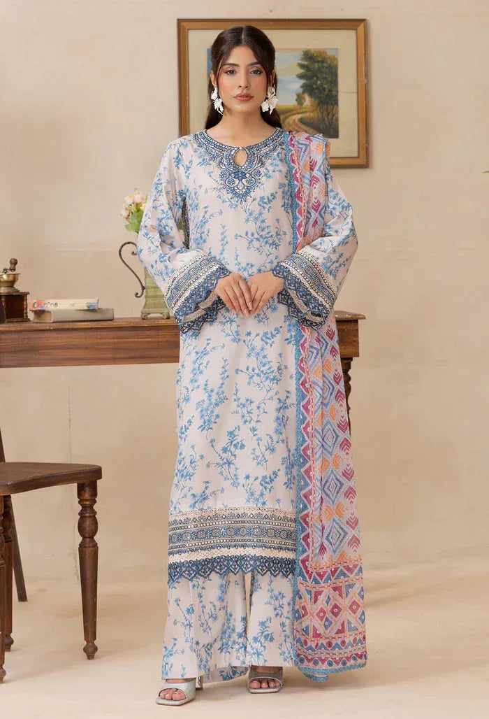 Adans Libas | Adans Embroidered satin | Satin Lawn 828213 - Aqsa Fabrics