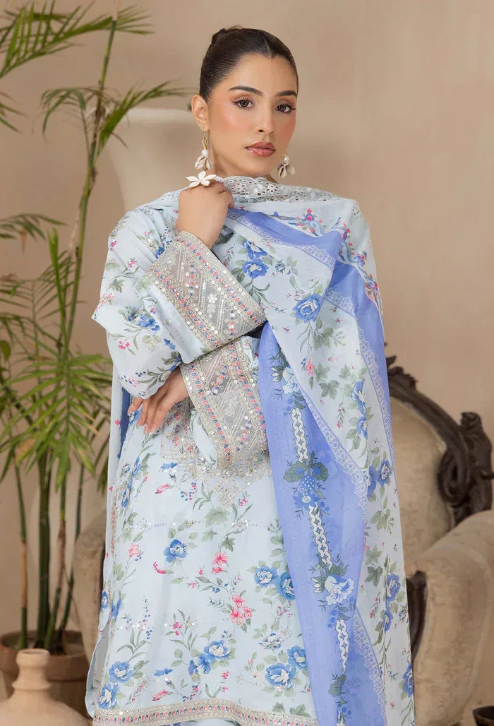 Adans Libas | Adans Embroidered satin | Satin Lawn 828214 - Aqsa Fabrics