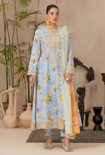 Adans Libas | Adans Embroidered satin  | Satin Lawn 828215 - Aqsa Fabrics