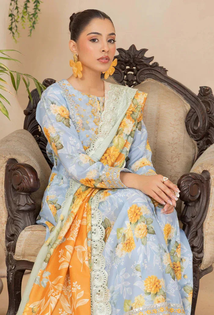 Adans Libas | Adans Embroidered satin  | Satin Lawn 828215 - Aqsa Fabrics