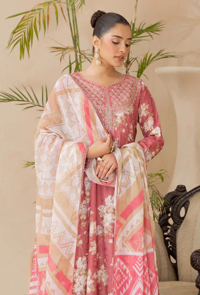 Adans Libas | Adans Chikankari Satin Lawn| CHIKANKARI 818103 - Aqsa Fabrics