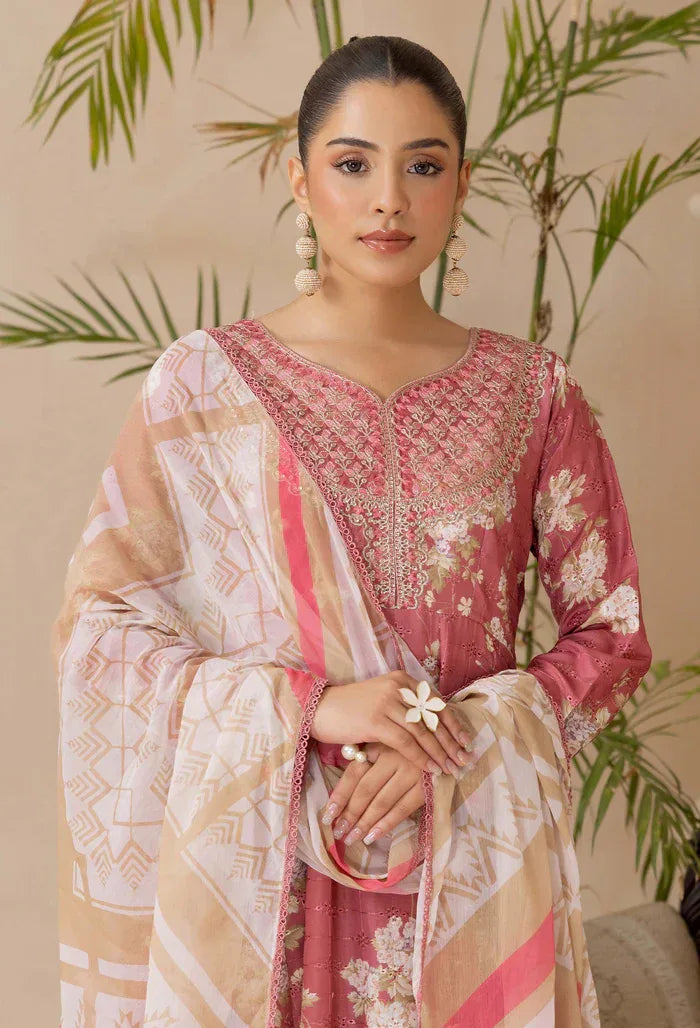 Adans Libas | Adans Chikankari Satin Lawn| CHIKANKARI 818103 - Aqsa Fabrics