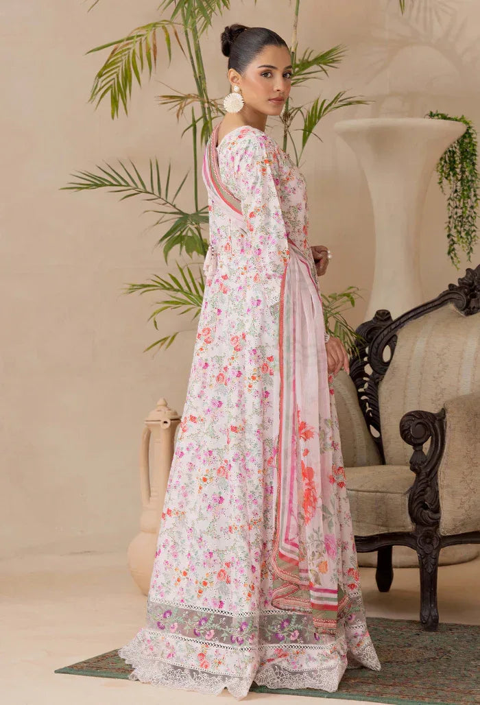 Adans Libas | Adans Chikankari Satin Lawn| CHIKANKARI 818104 - Aqsa Fabrics