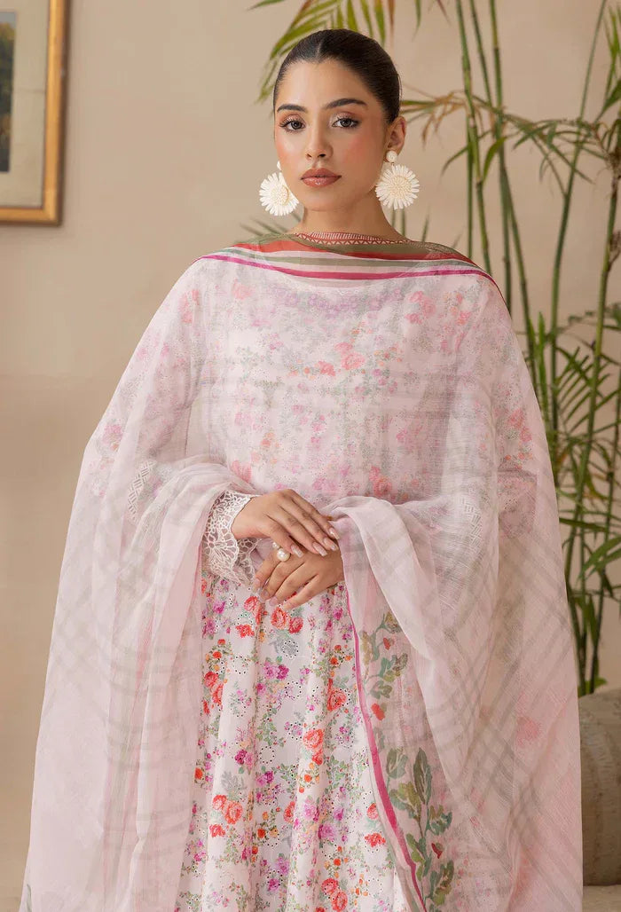 Adans Libas | Adans Chikankari Satin Lawn| CHIKANKARI 818104 - Aqsa Fabrics