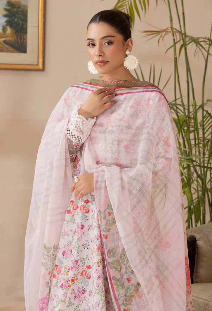 Adans Libas | Adans Chikankari Satin Lawn| CHIKANKARI 818104 - Aqsa Fabrics