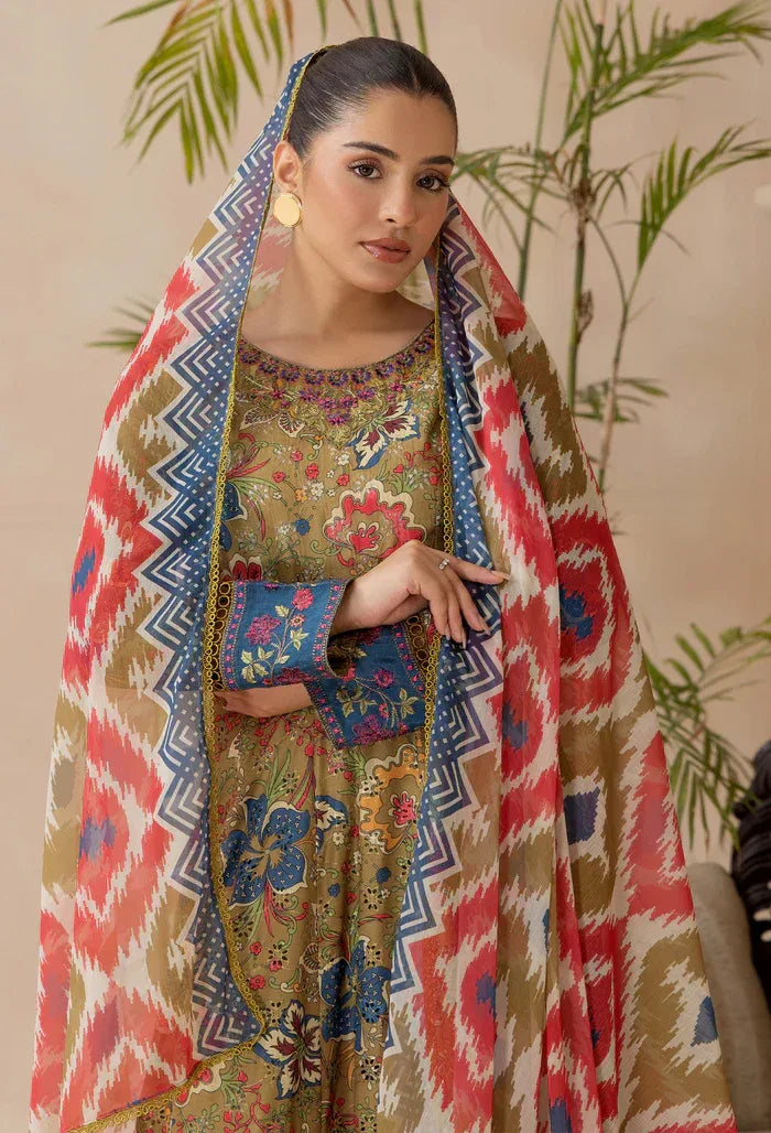 Adans Libas | Adans Chikankari Satin Lawn| CHIKANKARI 818105 - Aqsa Fabrics