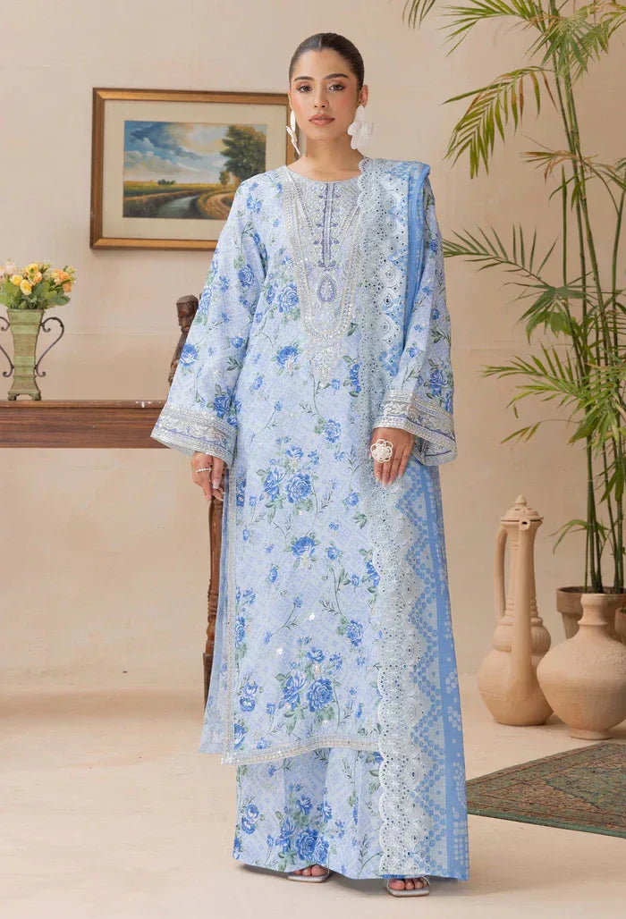 Adans Libas | Adans Embroidered satin | Satin Lawn 828216 - Aqsa Fabrics