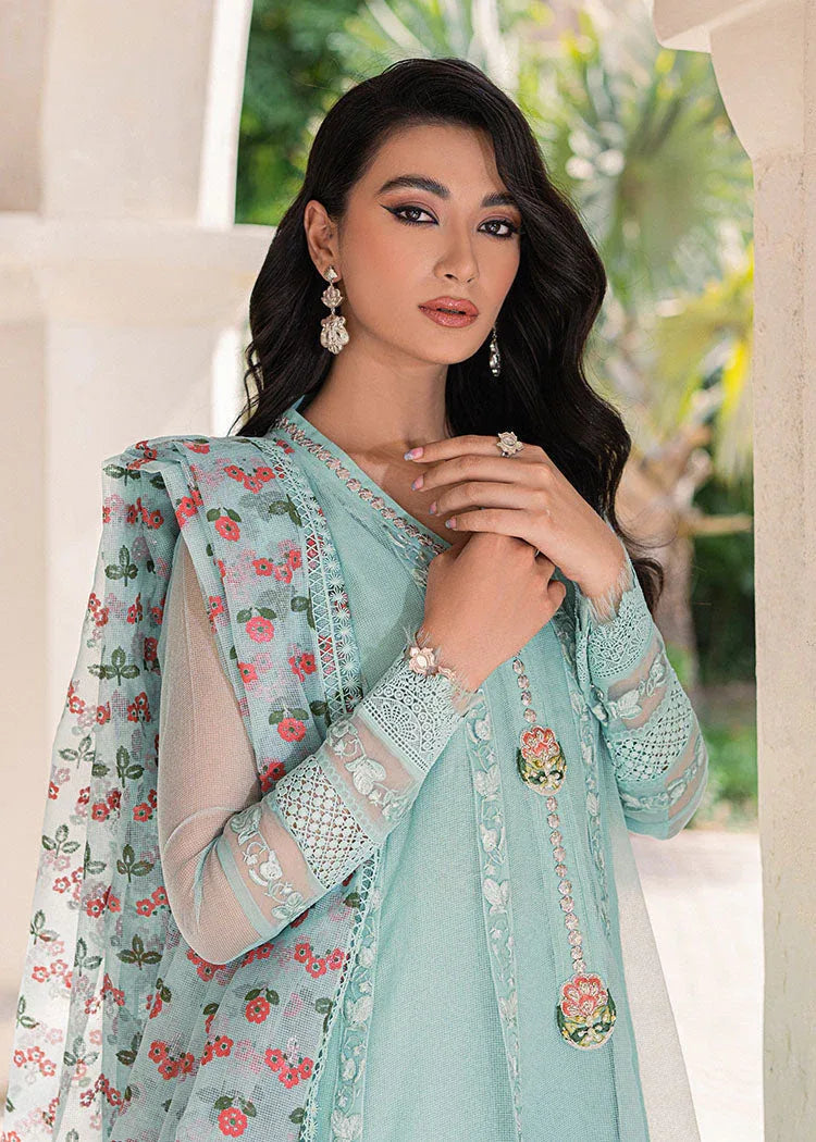 Saira Shakira | Luxury Pret | Tiffany Blue - Aqsa Fabrics