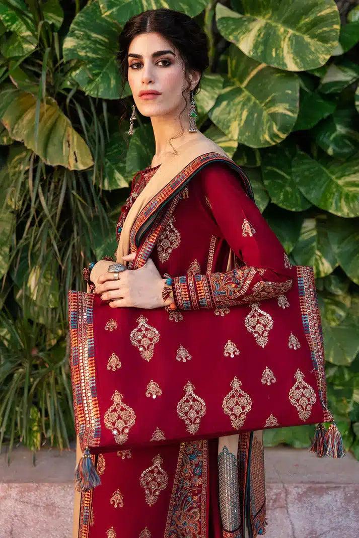 Jazmin | Dastaan Luxury Winter 23 | DW23-D1 - Aqsa Fabrics