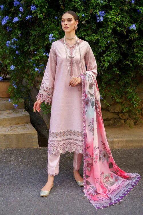 Baroque | Luxury Pret 24 | JACQUARD LAWN UF-588 - Aqsa Fabrics