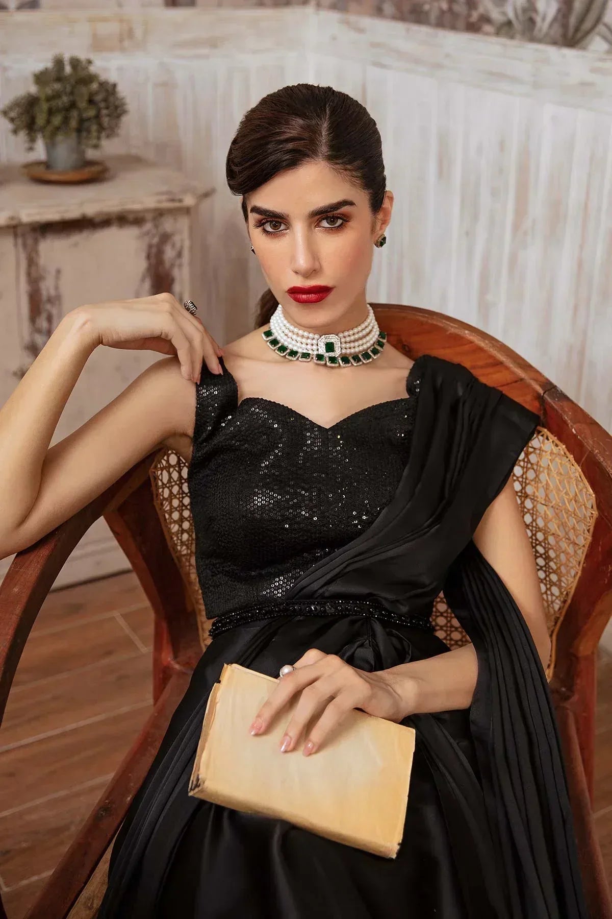 Mina Kashif | Ala Mode Luxury Formals 23 | Elena - Aqsa Fabrics