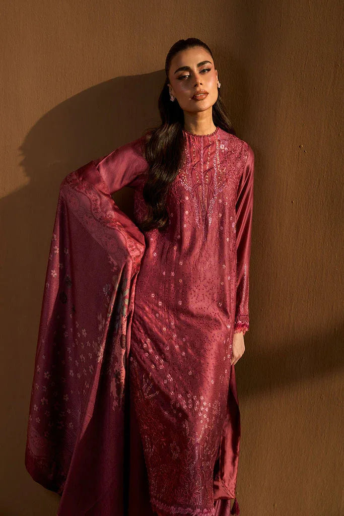 Sobia Nazir | Winter Shawl 25 | Design 3B - Aqsa Fabrics