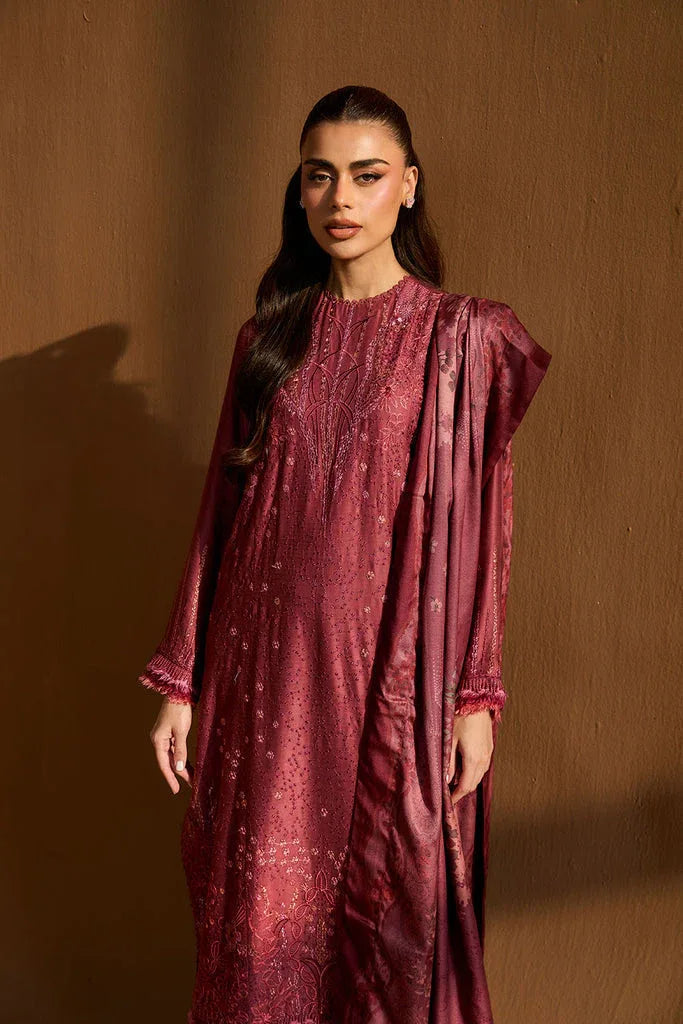Sobia Nazir | Winter Shawl 25 | Design 3B - Aqsa Fabrics