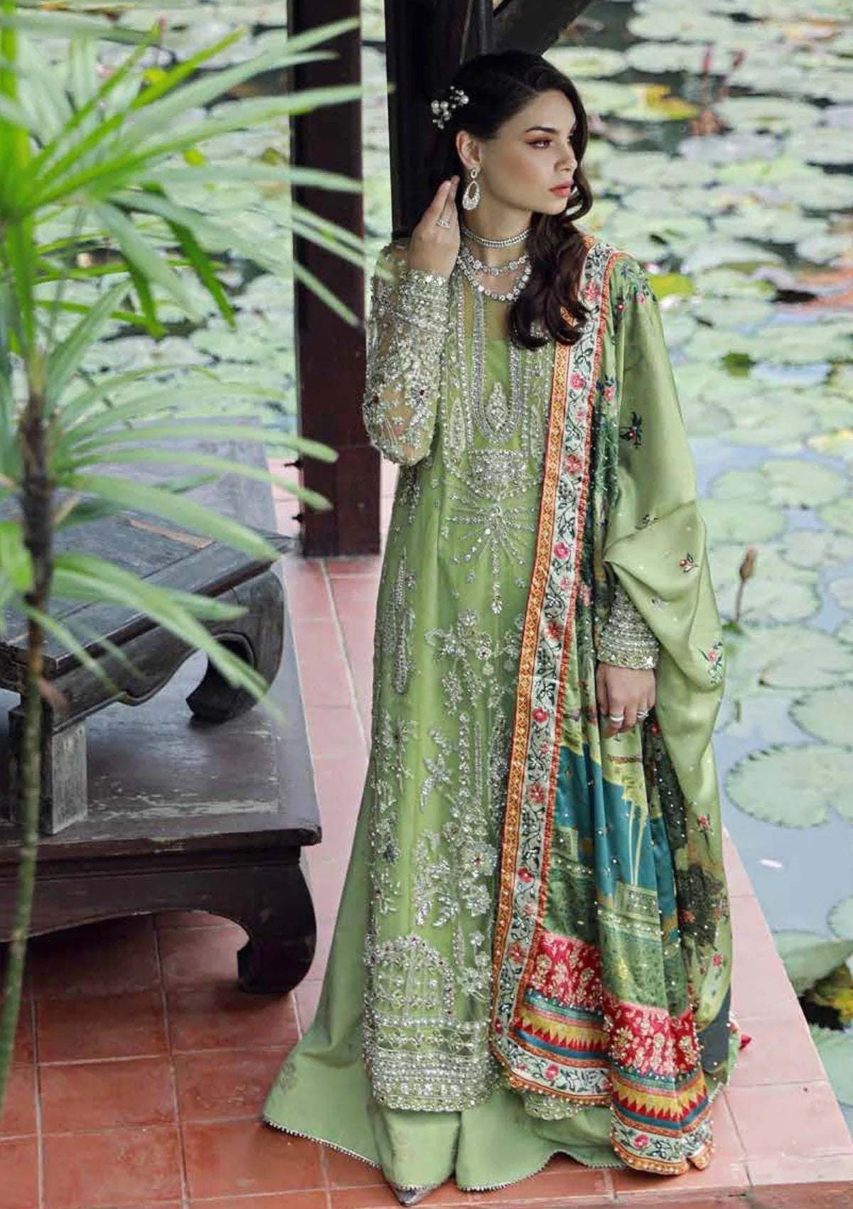 Ezra | Wedding Collection | EW24#04 - Gardenia - Aqsa Fabrics