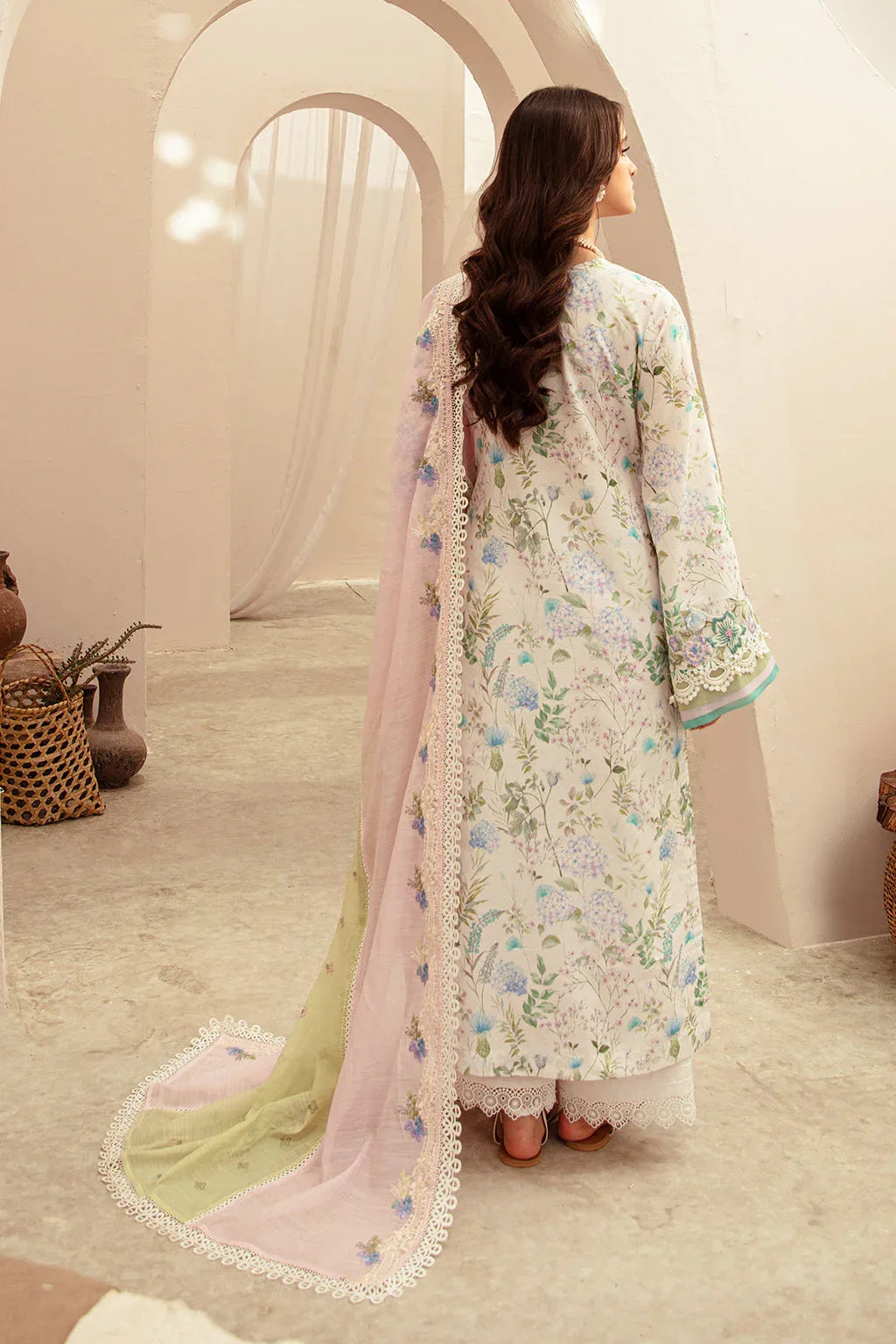 AJR Couture | Alif Affordable Lawn 24 | GLEAM - Aqsa Fabrics