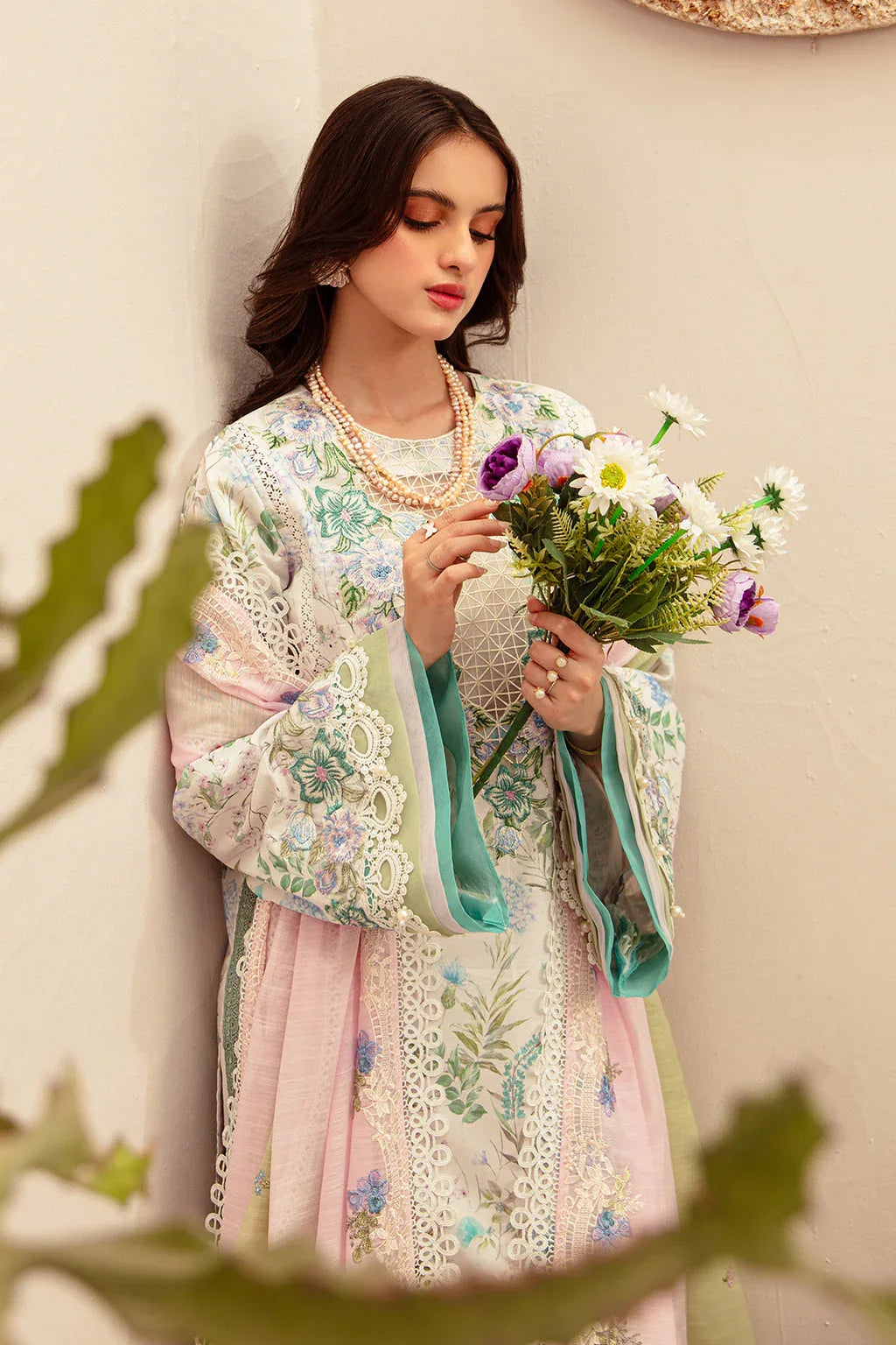 AJR Couture | Alif Affordable Lawn 24 | GLEAM - Aqsa Fabrics