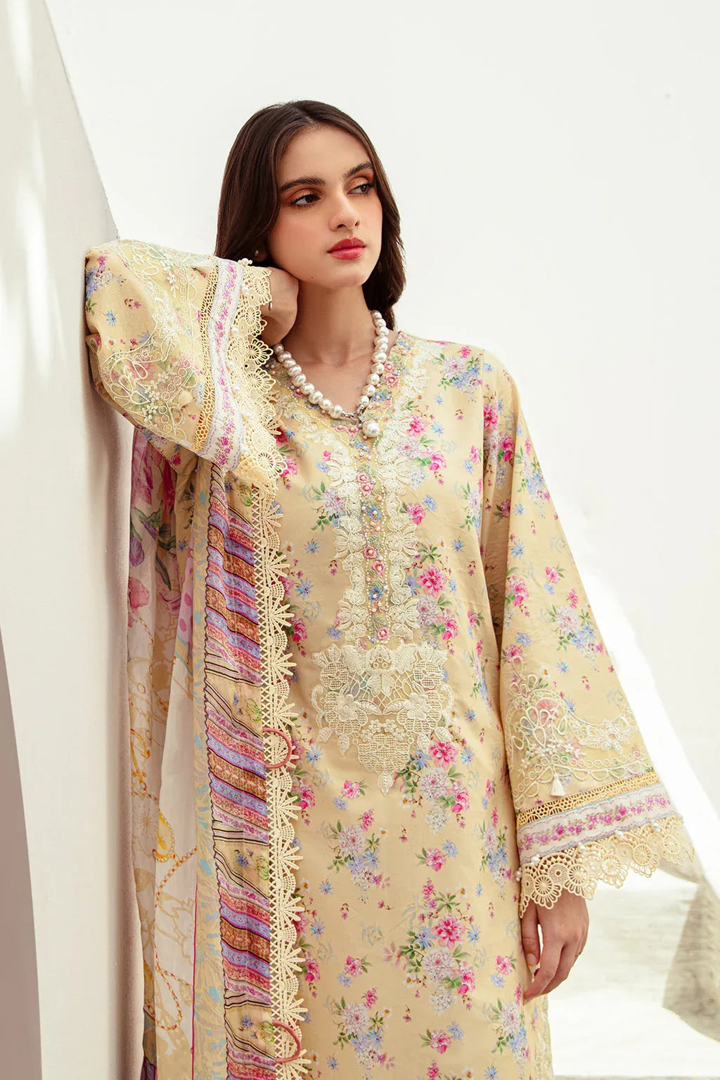 AJR Couture | Alif Affordable Lawn 24 | SUNNY DELIGHT - Aqsa Fabrics