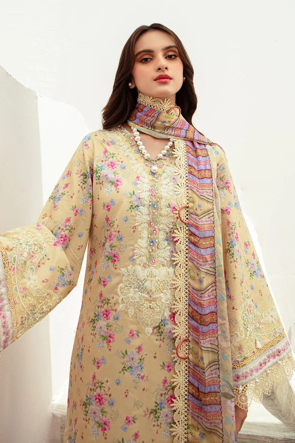 AJR Couture | Alif Affordable Lawn 24 | SUNNY DELIGHT - Aqsa Fabrics