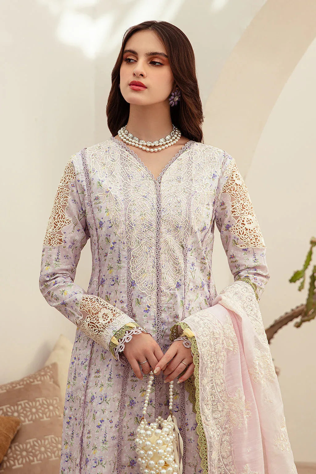 AJR Couture | Alif Affordable Lawn 24 | ARIA - Aqsa Fabrics