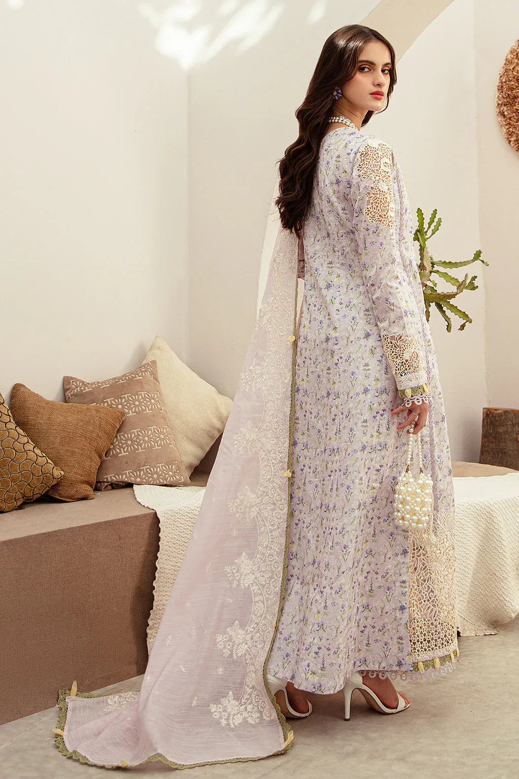 AJR Couture | Alif Affordable Lawn 24 | ARIA - Aqsa Fabrics