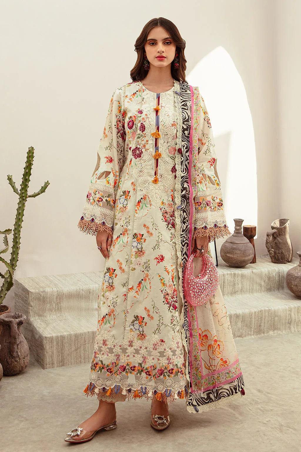 AJR Couture | Alif Affordable Lawn 24 | GARDIAN - Aqsa Fabrics