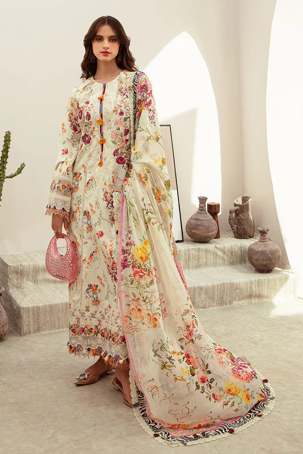 AJR Couture | Alif Affordable Lawn 24 | GARDIAN - Aqsa Fabrics