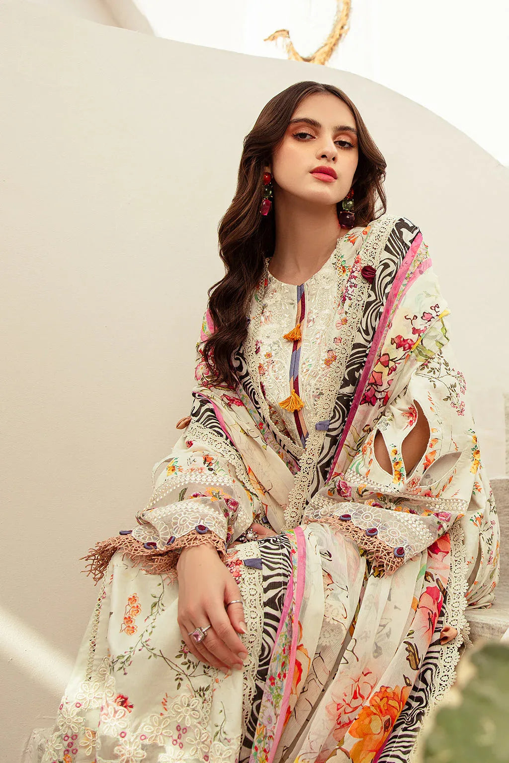 AJR Couture | Alif Affordable Lawn 24 | GARDIAN - Aqsa Fabrics