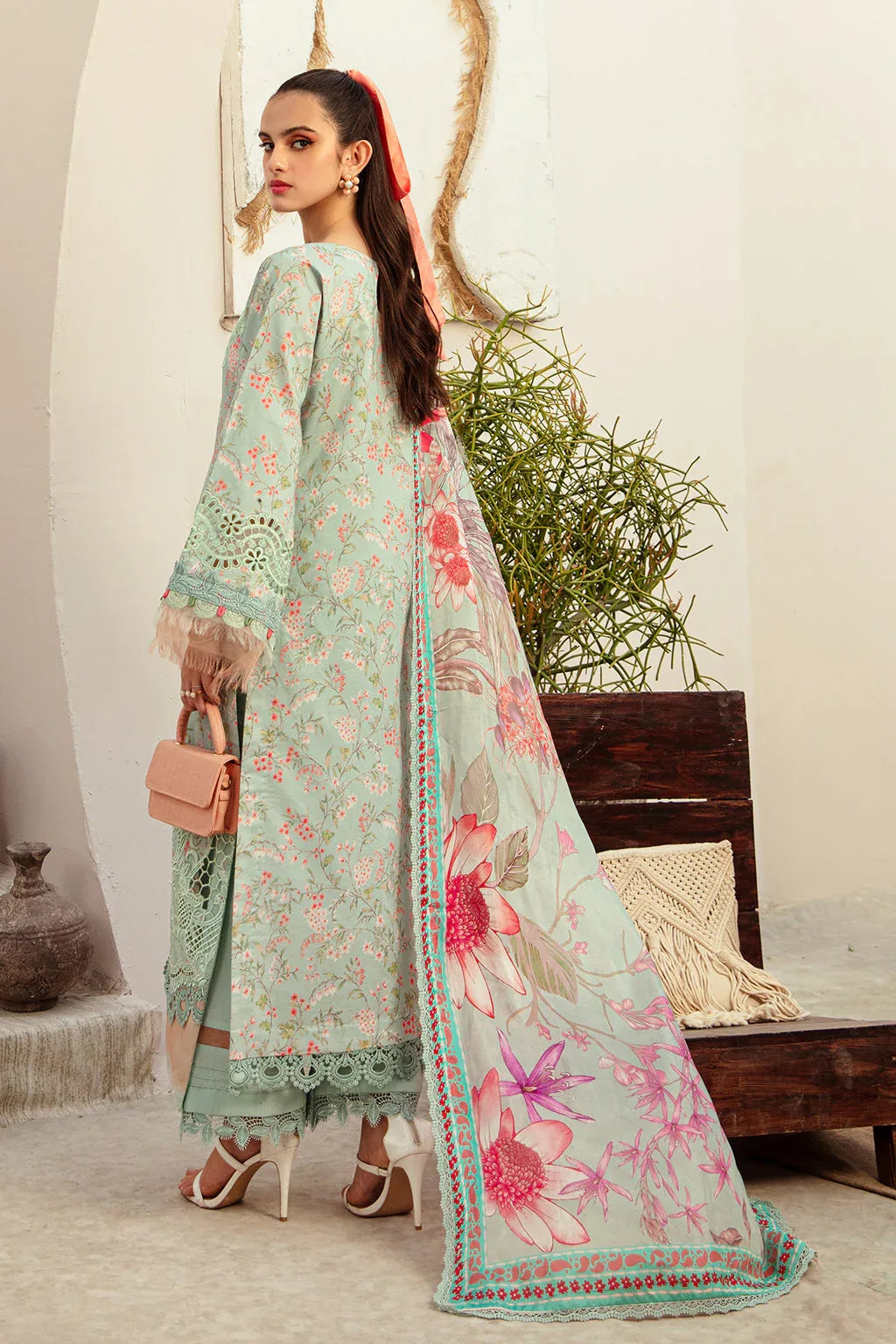 AJR Couture | Alif Affordable Lawn 24 | MISTY MORNING - Aqsa Fabrics