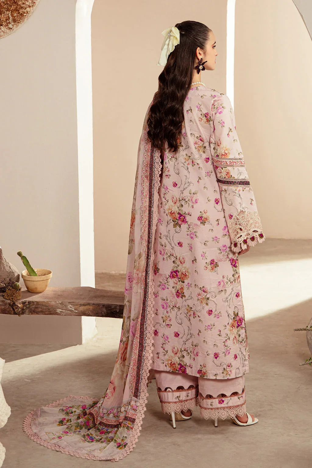 AJR Couture | Alif Affordable Lawn 24 | ROSELLA - Aqsa Fabrics