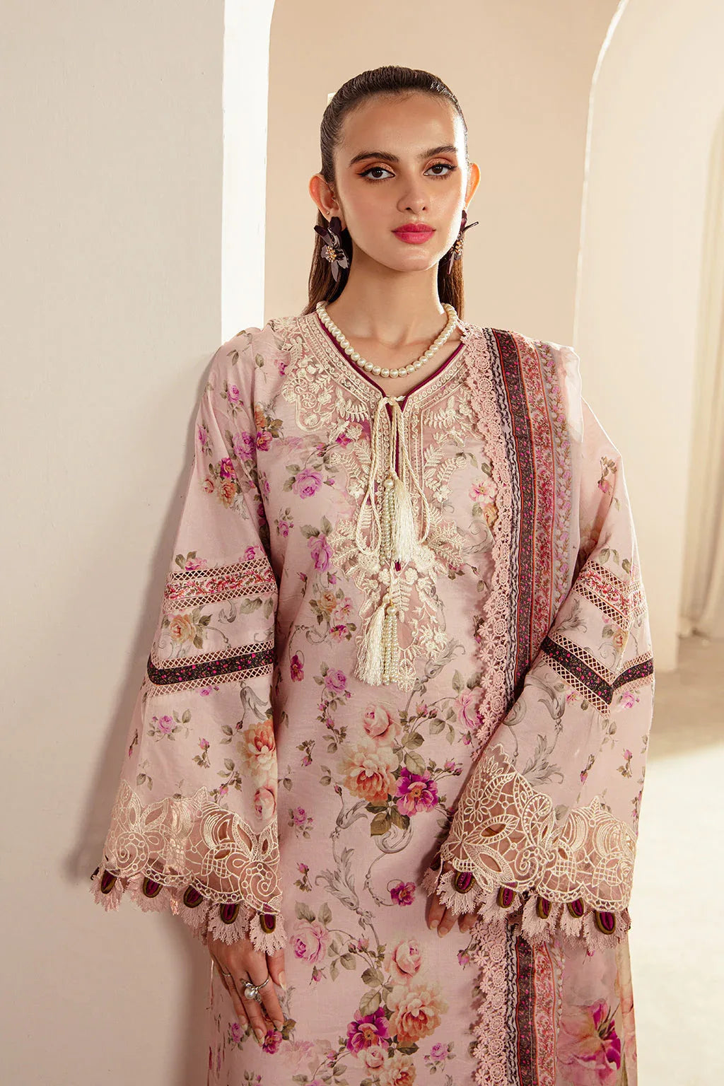 AJR Couture | Alif Affordable Lawn 24 | ROSELLA - Aqsa Fabrics