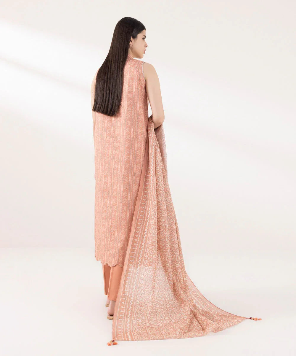 Sapphire | Intermix 2024 | Cambric Suit S-39 - Aqsa Fabrics