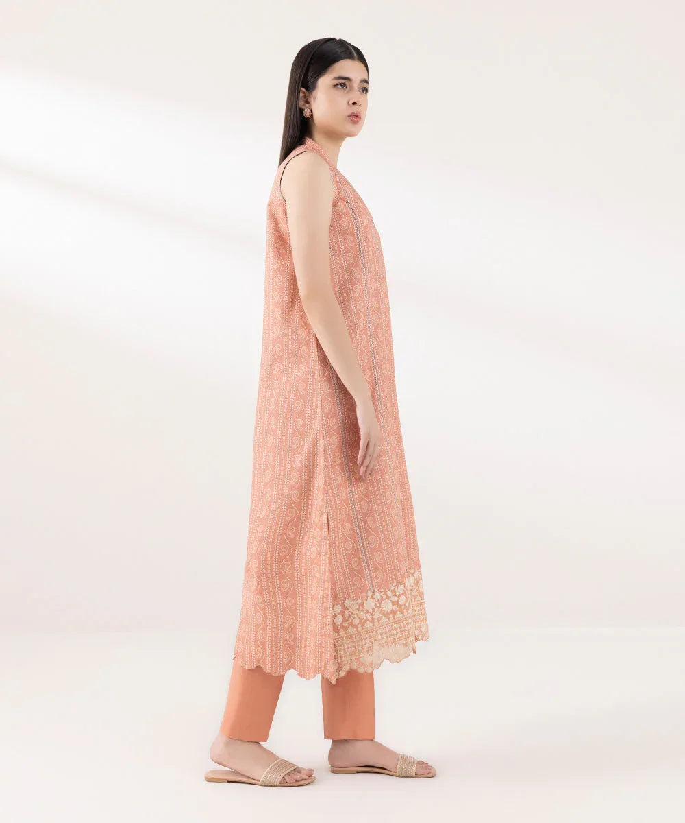 Sapphire | Intermix 2024 | Cambric Suit S-39 - Aqsa Fabrics