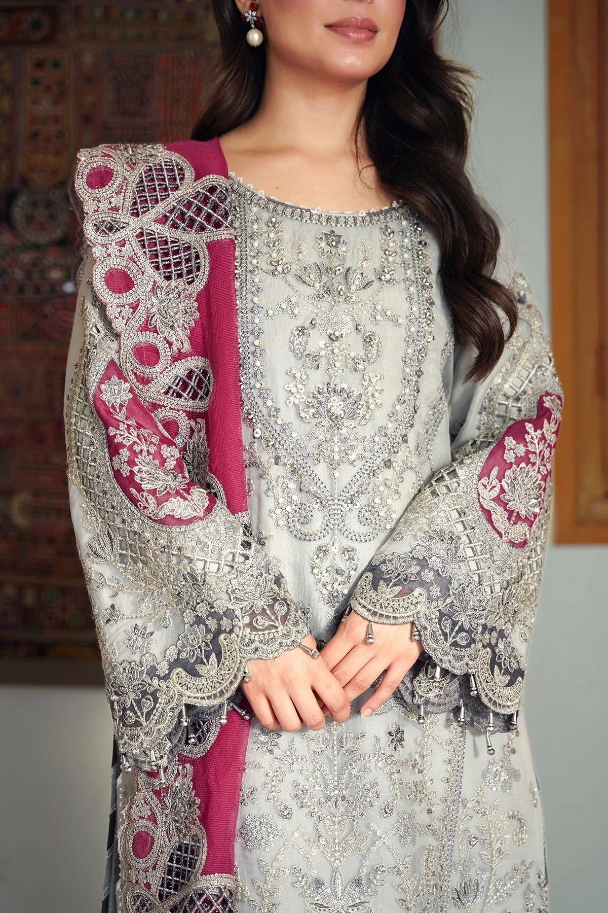 Imrozia Premium | Meeras Luxury Eid 25 | I-228 ZAREEN - Aqsa Fabrics