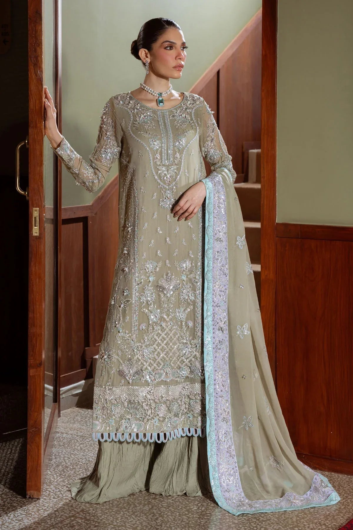Nureh | Elaya Formals |NEL-88 - Aqsa Fabrics
