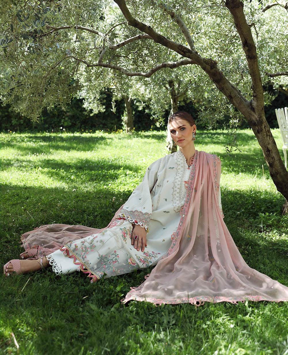 Republic Womenswear | Aylin Summer Lawn 24 | Meleze (D4-B) - Aqsa Fabrics