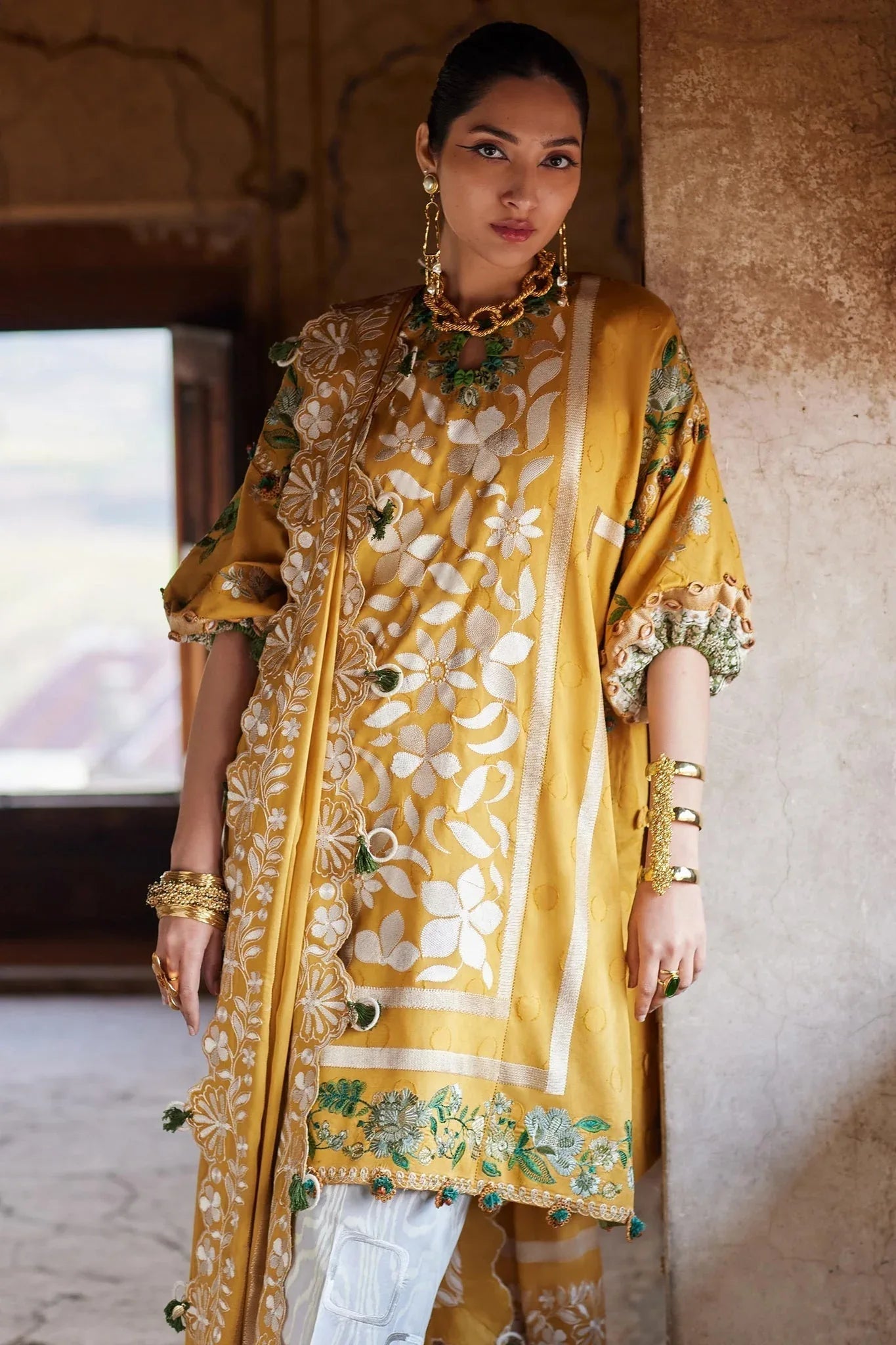 Elan | Luxury Lawn 25 | AURELIA (EL25-08 B) - Aqsa Fabrics