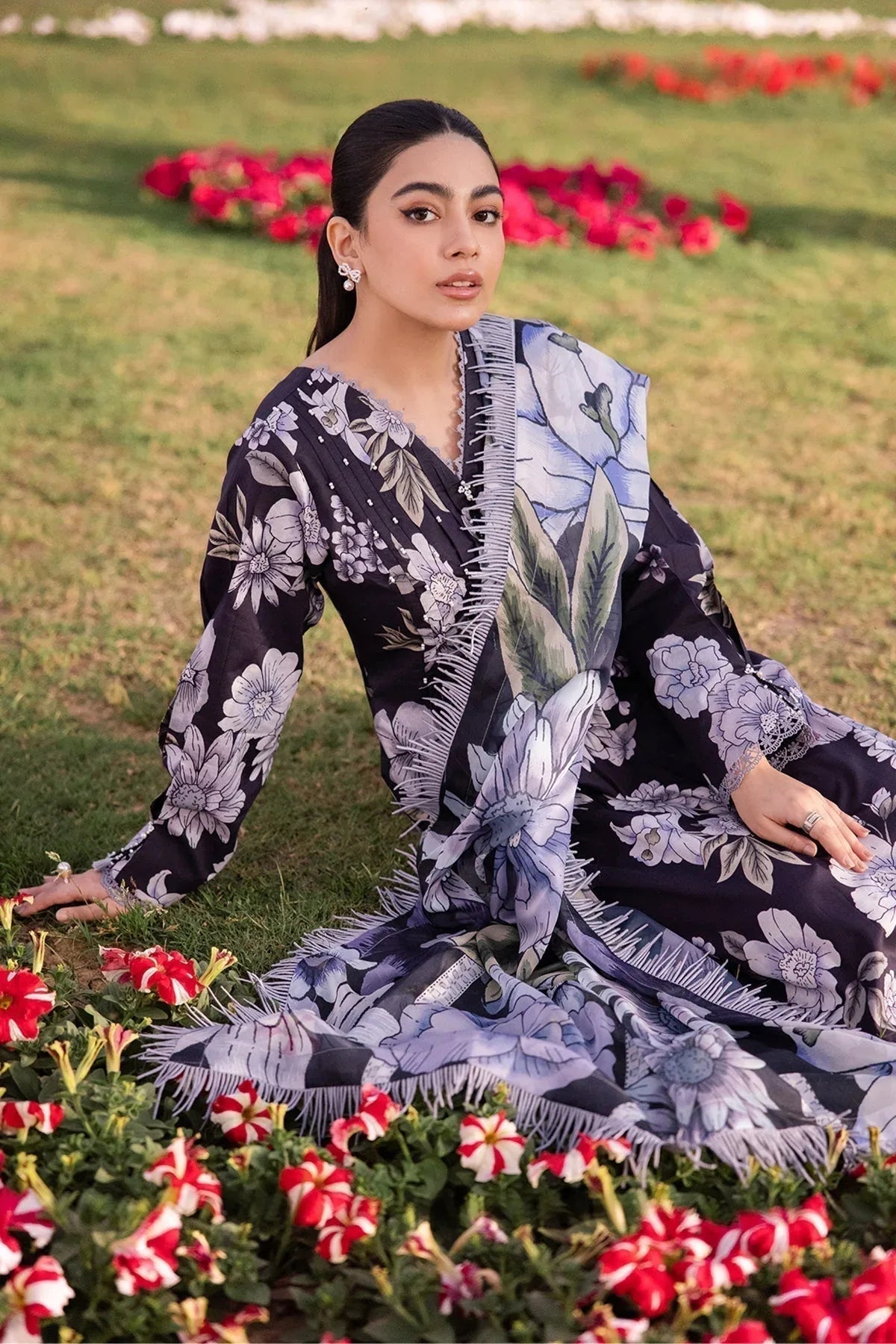 Alizeh | Sheen Lawn Prints 24 | CALLA - Aqsa Fabrics