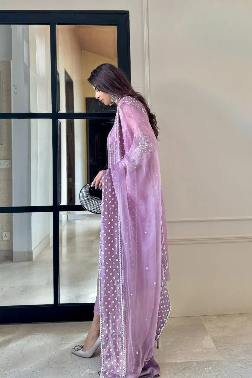 Muntaha | Zara Semi Formals | Maina - Aqsa Fabrics