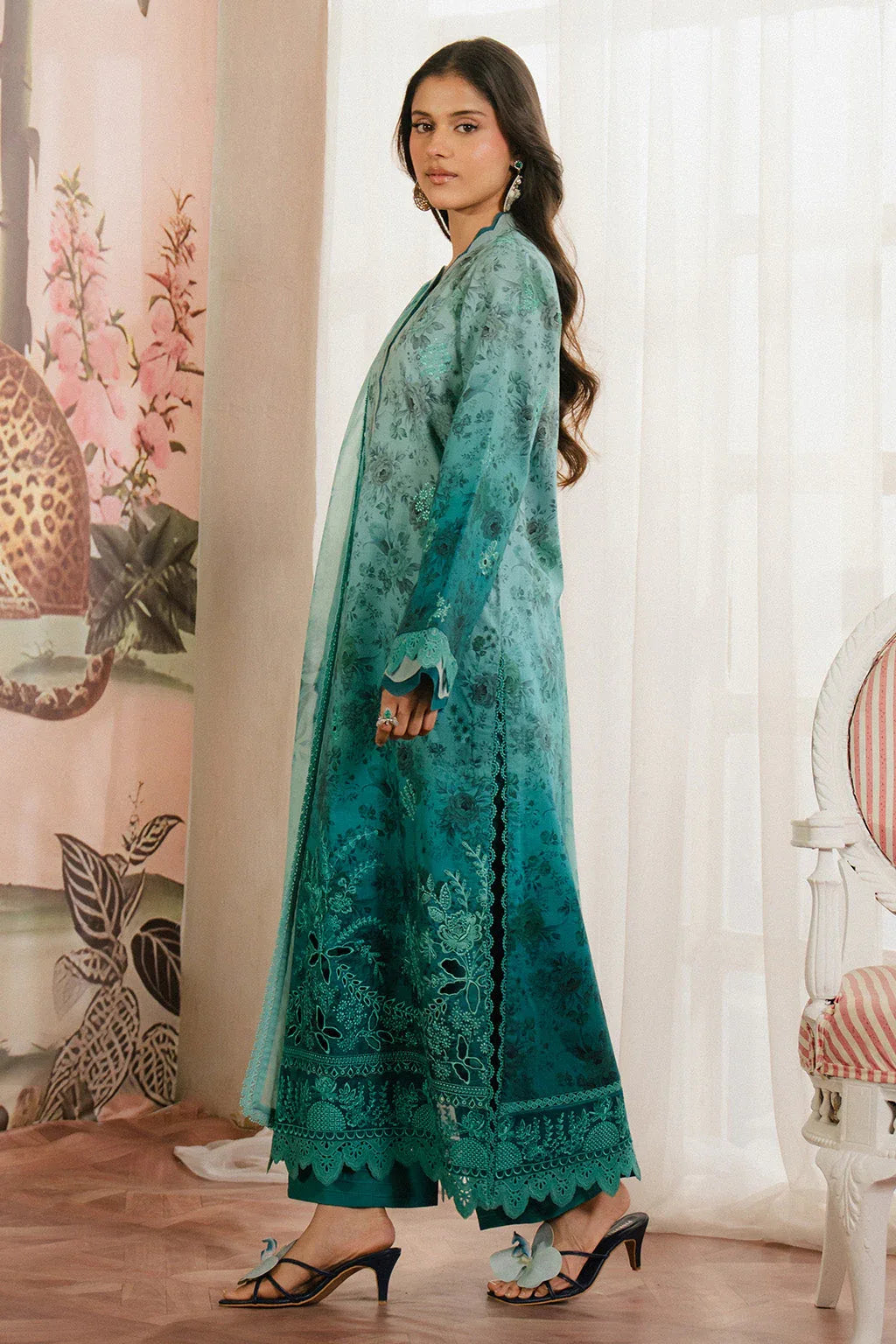 Ayzel | Armelia Printed Lawn 25 | Esmera - Aqsa Fabrics