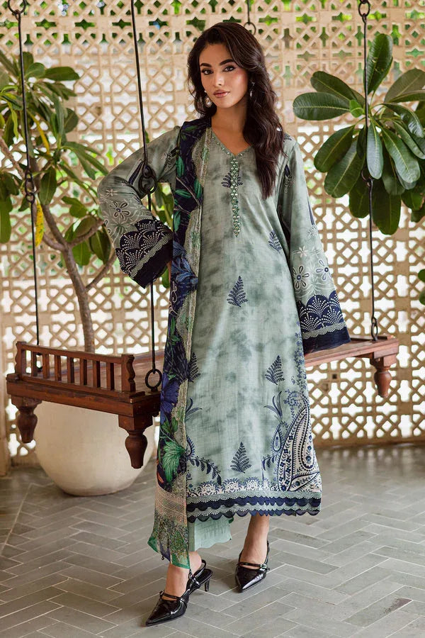 Nureh | Signature Printed Linen | SP-164 - Aqsa Fabrics