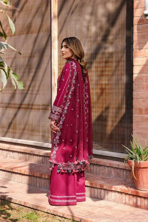 Farasha | Kaavish Lawn 24 | GARNET GLAM - Aqsa Fabrics