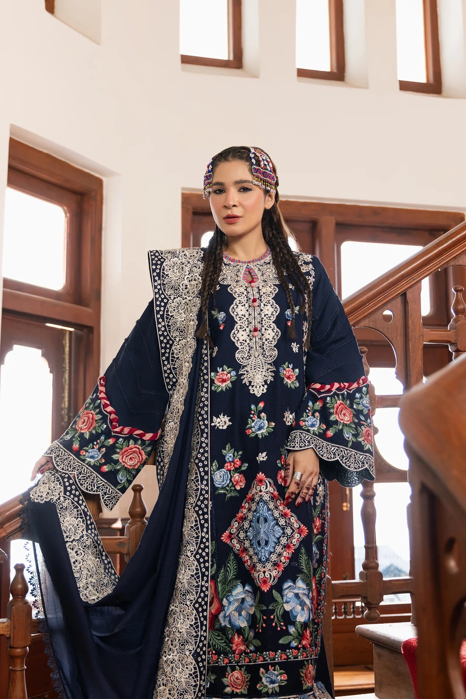 Maryam Hussain | Silk Edit |   Evening - Aqsa Fabrics