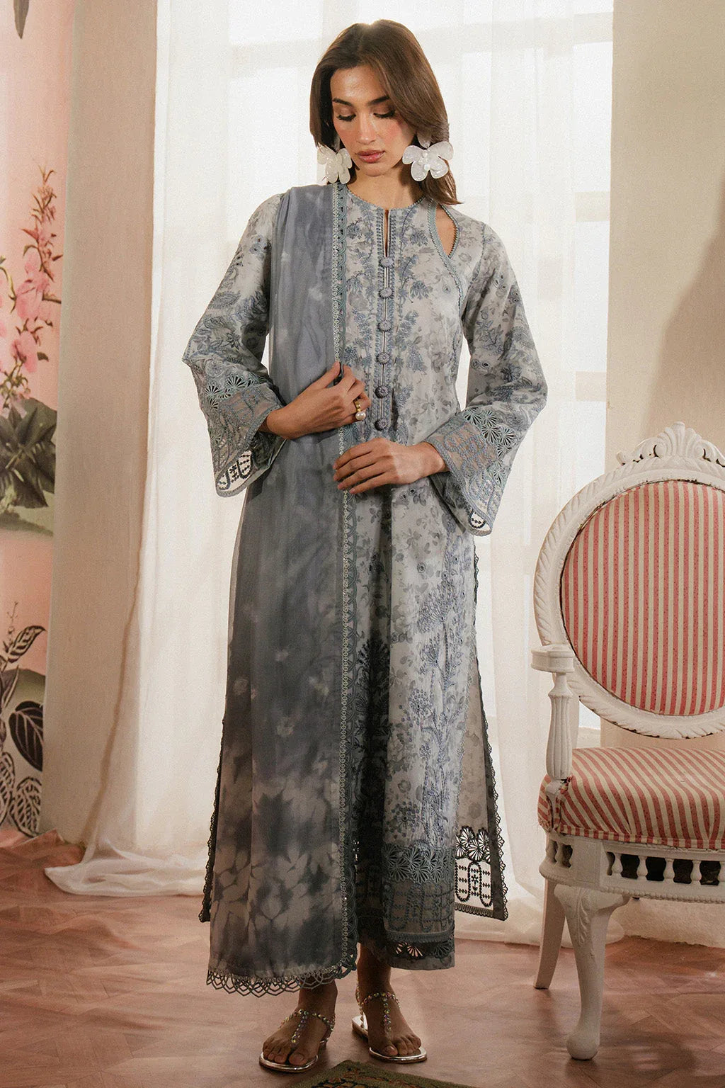 Ayzel | Armelia Printed Lawn 25 | Selviana - Aqsa Fabrics