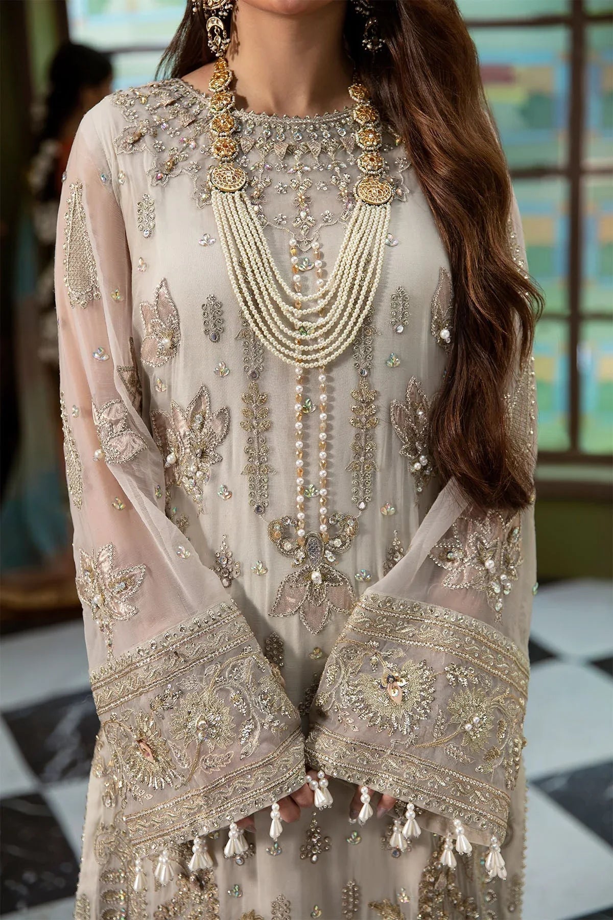 Nureh | Jhoomro 25' | NL-51 - FASANA - Aqsa Fabrics