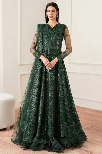 Farasha | Essence Formals 25 | Emerald Muse - Aqsa Fabrics