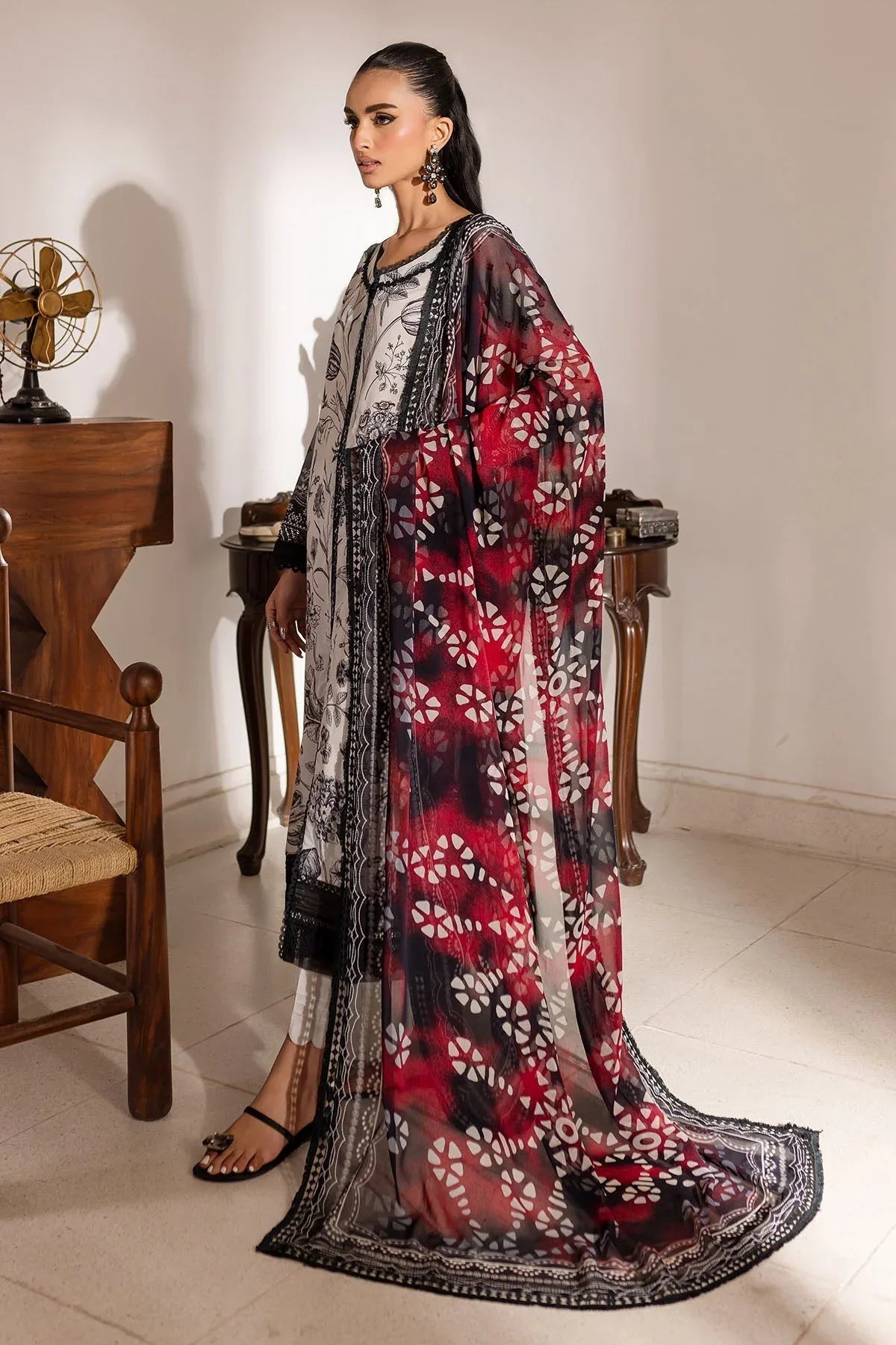 Nureh | Printed Lawn 25 | SP-144 - Aqsa Fabrics