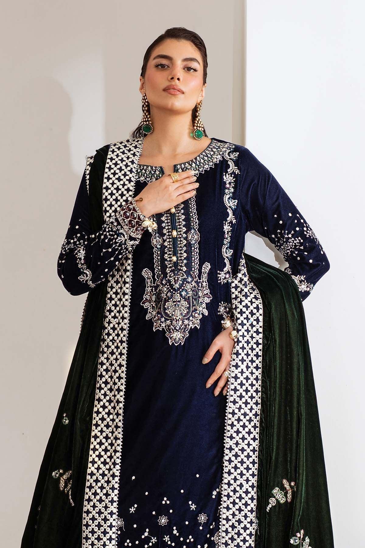 Nureh | Maya Velvet | NW-109 - Aqsa Fabrics