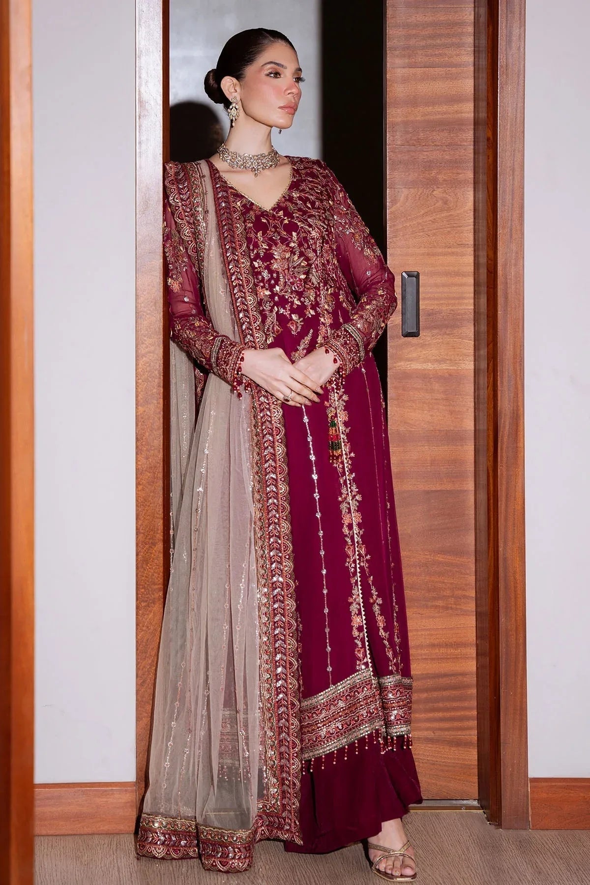 Nureh | Elaya Formals | NEL-86 - Aqsa Fabrics
