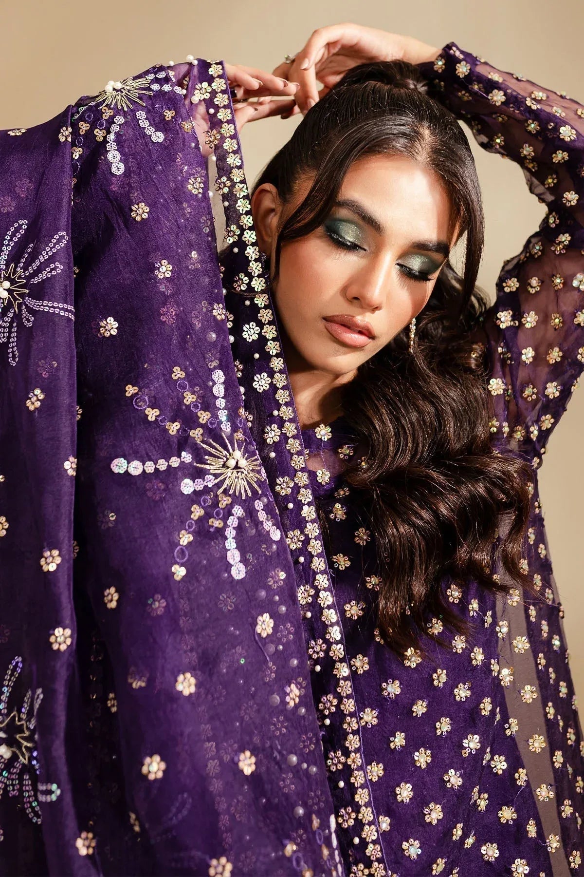 Nureh | Tiny Twinkles | WILD BEAUTY - Aqsa Fabrics