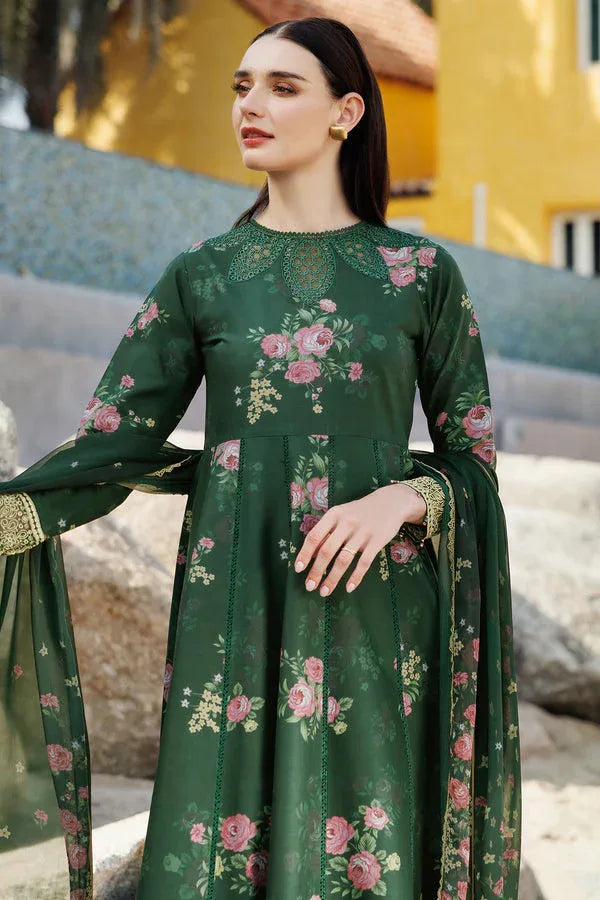 Farasha | Printed Essentials | Mystic Pine - Aqsa Fabrics